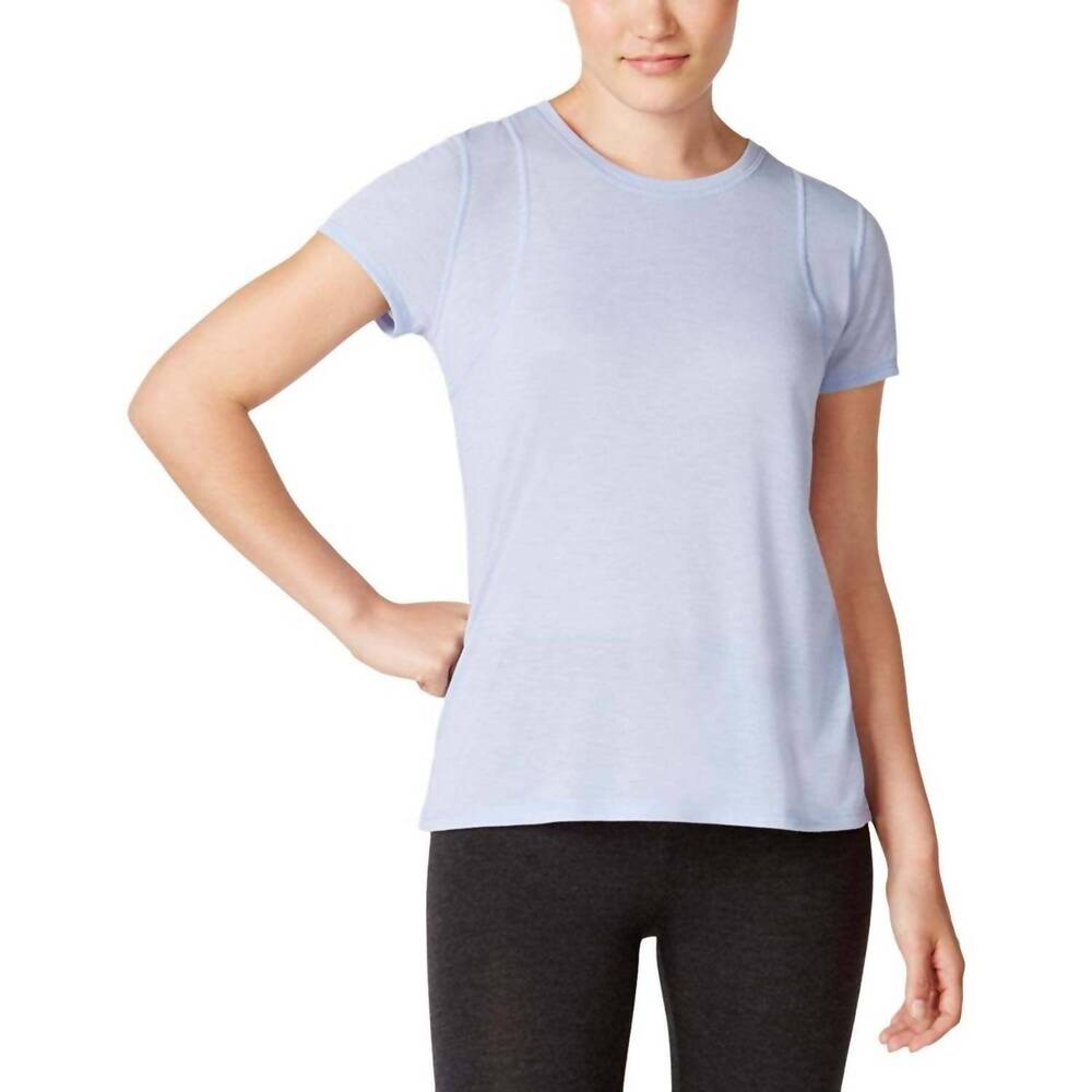 NEW CALVIN KLEIN epic pleated back top in beach blue
